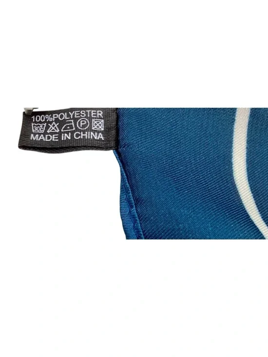 Venetian Garden Teal Square Scarf (NWT) - Picture 13 of 16